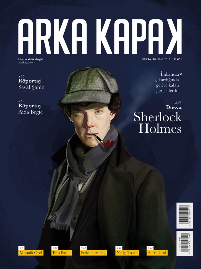 Arka Kapak 28. sayı Sherlock Holmes